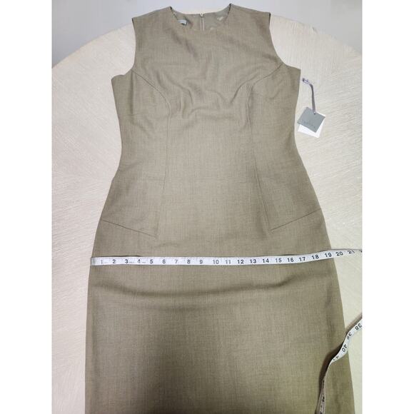 Tavora Women's $172 Milano Taupe Sheath Office Business Dress Women's Size 6 - Picture 7 of 11